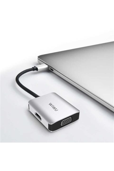 DvDBilişim Macbook 15.4 Inç Touch Bar Uyumlu 2 In 1 Type-c Çoklayıcı