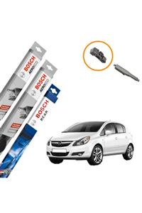 Bosch Opel Corsa Muz Silecek Takımı Ön Arka Aeroeco 2006-2015