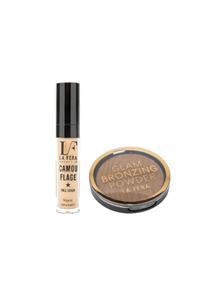 La Fera Glam Bronzıng&Concealer 2'li Set 01Bronzer 01 Concealer 01