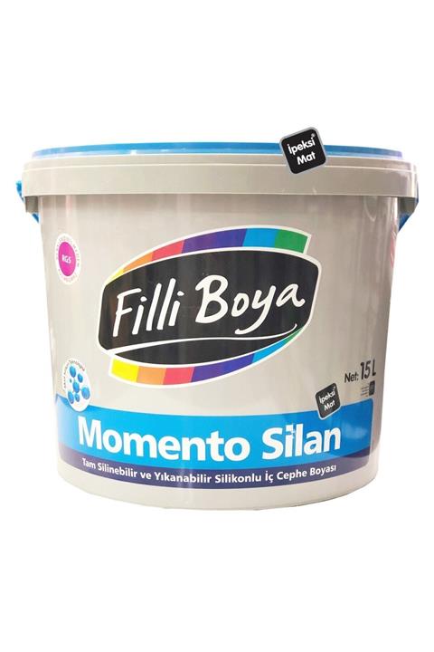 Filli Boya Momento Silan Yıkanabilir Silikonlu Ipeksi Parlak Iç Cephe Boyası 15 Lt