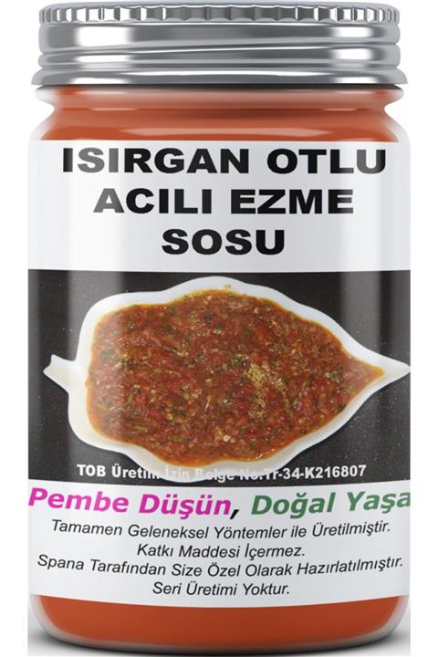 SPANA Isırgan Otlu Acılı Ezme Sosu 330 gr