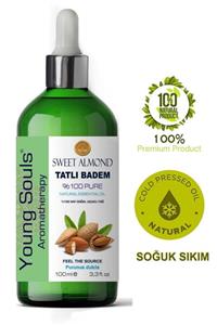 YOUNG SOULS Aromaterapi Tatlı Badem (bitkisel Sabit) Yağ % 100 Natural 100 ml