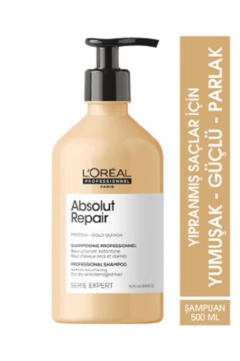L'oreal Professionnel Serie Expert Absolut Repair Yıpranmış Saçlar Için Onarıcı Şampuan 500 Ml