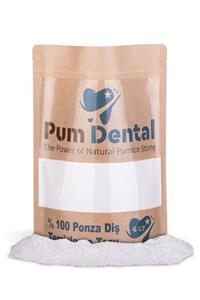 Pumice World Pum Dental Diş Parlatma Tozu, Diş Parlatıcı, %100 Doğal Ve Saf, Ponza Diş Tozu Profesyonel Kullanım