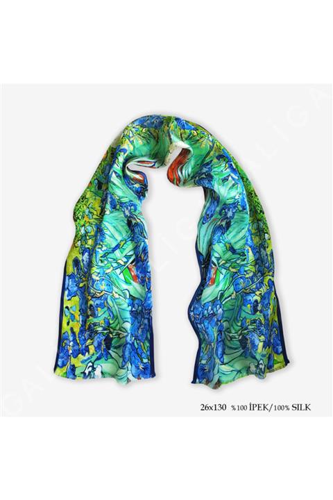 Galiga Ipek Fular Irises 130