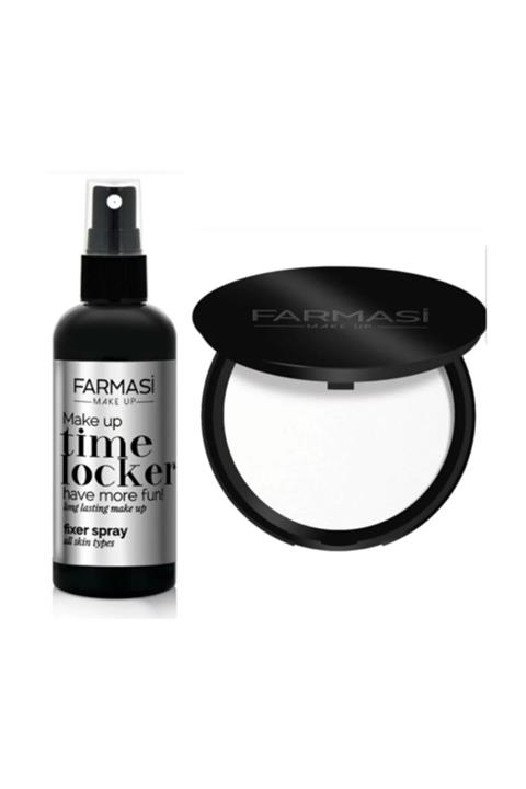 Farmasi Makyaj Sabitleyici Transparan Pudra 14 g  + Makyaj Sabitleyici 115 ml