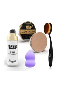 Makeuptime Makyaj Bazı+kapatıcı+kaşık Fırça+sünger