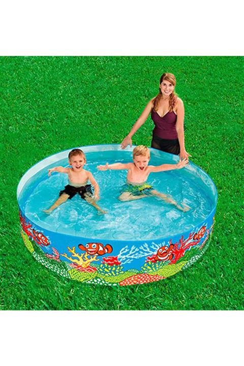 BESTWAY Okyanus Desenli Çocuk Havuzu 183x38m 55030