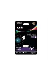 Link Tech 64 GB Micro Premium OTG Dual 25MB/S USB Bellek UBS 3.0 HIZLI VERİ