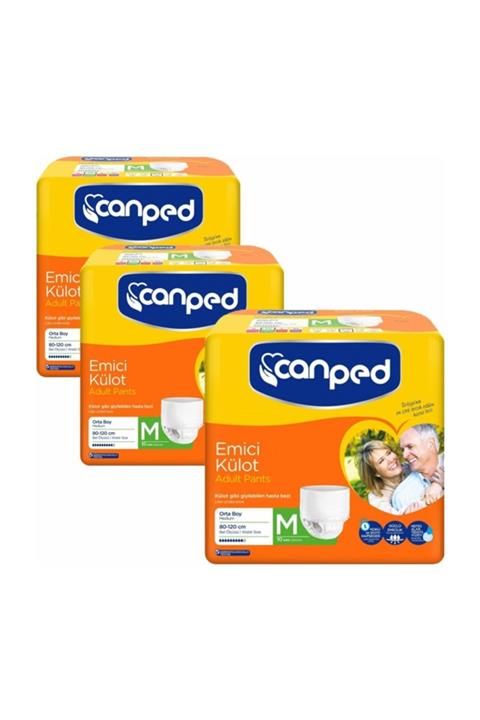 Canped Emici Külot Hasta Bezi Orta Boy Medium 30 Adet Eko Paket