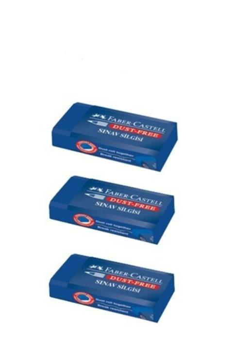 Faber Castell Mavi Sınav Silgisi Küçük (3 Adet)
