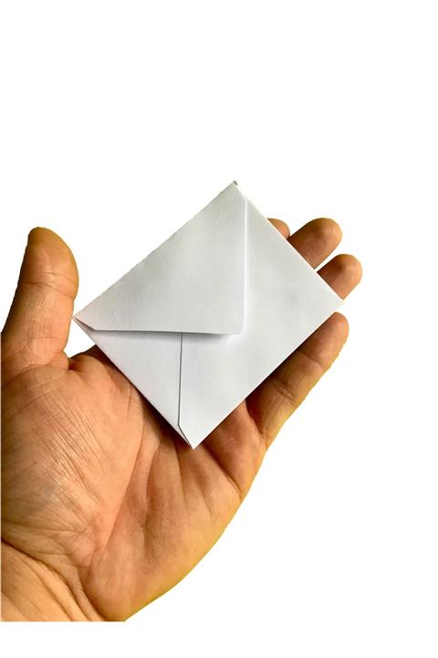 Tek Çatı Minik Zarf 7 X 10 Cm 100'lü Paket Beyaz Renk