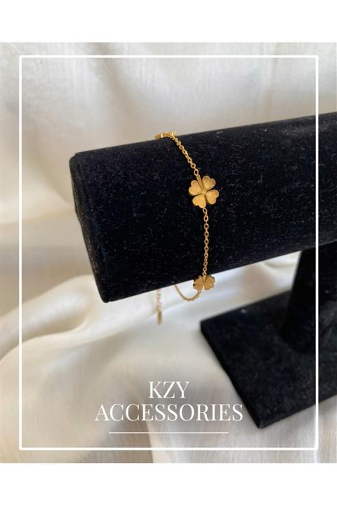 KZY ACCESSORIES Yonca Detay Çelik Halhal