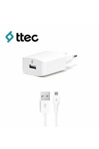 Ttec Speedcharger Serisi Micro Usb Kablolu 2.1a Seyahat Şarj Cihazı Beyaz