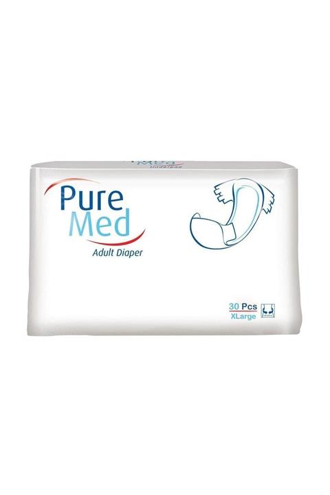 Puremed Belbantlı Yetişkin Hasta Bezi 30 Adet Xlarge