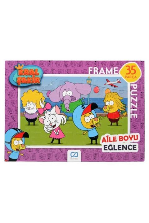 CA Games Kral Şakir 35 Parça Frame Puzzle Ca-5040