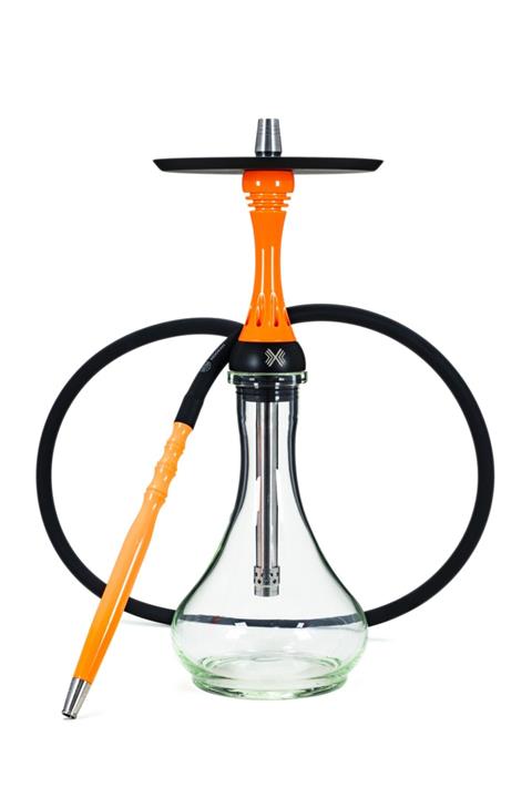 ALPHA HOOKAH Model X Turuncu Rus Üretimi Nargile Takımı
