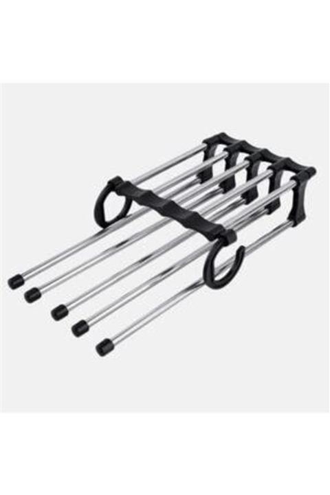 Özasya AVM 5'li Pantolon Askısı Hareketli Dolap İçi Askı Sistemi