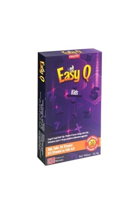 EASYVİT Easy Q Kids 30 Çiğnenebilir Form