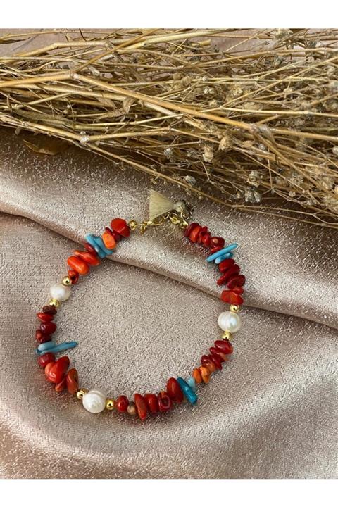 Markiz Takı Doğal Taş Halhal Modeli 3