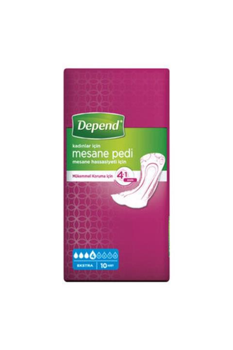 Depend Mesane Pedi Kadın Ekstra 10'Lu
