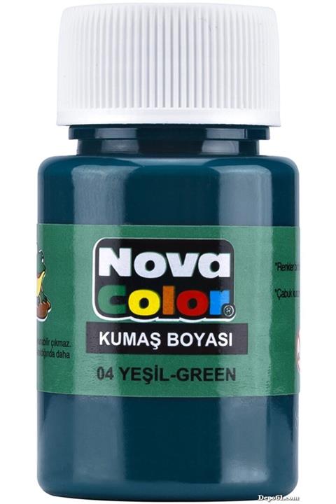 Nova Color Yeşil Kumaş Boyası 30 Cc