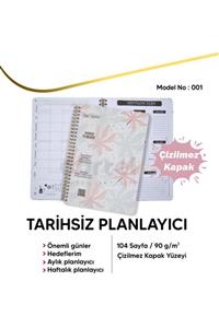 Gold Notebook Spiralli Tarihsiz Planlayıcı