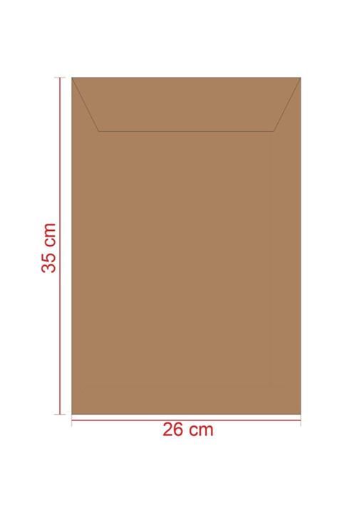 Doğan Torba Zarf Çaycuma 26x35cm 125gr 100'lü Paket