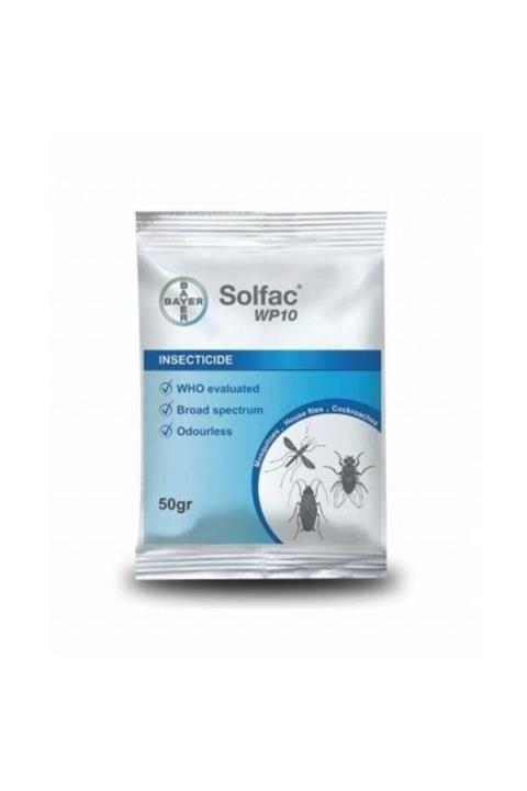 Bayer Solfac Wp10 Pire Karasinek Tahta Kurusu Ilacı 50 gr Skt:07/2022