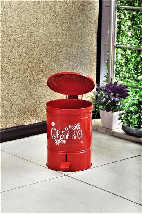 Yıldıray Metal Metal Pedallı 5 Lt. Çöp Kovası