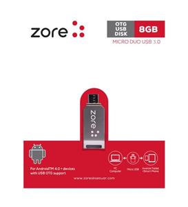 zore 3.0 Micro Metal Otg 8 Gb