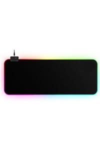 Dynego Rgb Düz Siyah 80x30 Cm Gaming Oyuncu Mousepad