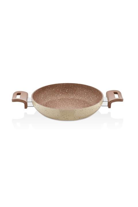 HİLALSHOP Krem Renk 20 Cm Granit Sahan