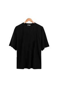 Gençwear Unisex Siyah Basic Oversize T-shirt