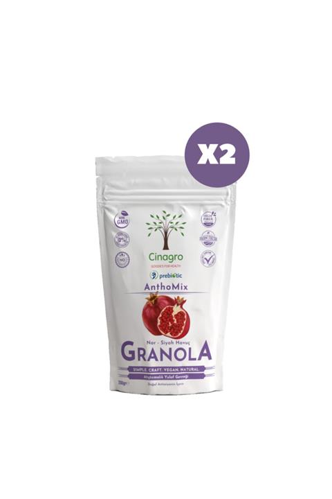 Cinagro Goodies Nar Siyah Havuç Müsli 2'li Set