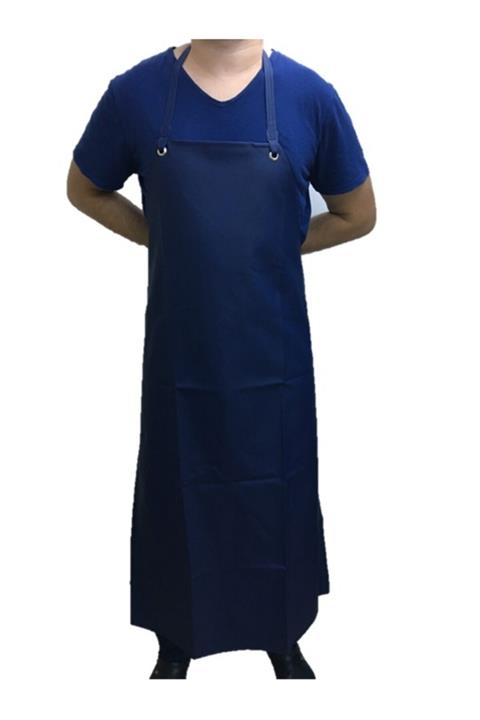 ADALILAR İŞ ELBİSELERİ Lacivert Bulaşık Muşamba Önlük Pvc (büyük Boy Kuşgözlü )