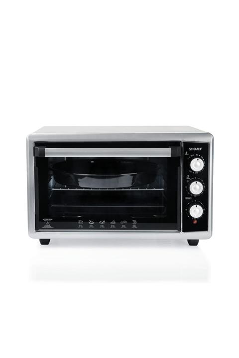 Schafer W.b. Backofen Maxi Fırın - Tek Cam - Gri