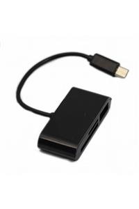 Streak Micro Usb 3 In 1 Sd Tf Kart Okuyucu Otg Veri Aktarıcı