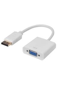 Class Cv-134 Displayport - Vga Çevirici Kablo Beyaz