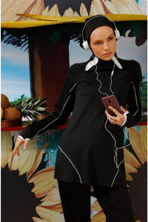 Mayovera Siyah Spor Tasarım Mayo