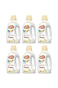 Uni Baby Sıvı Çamaşır Deterjanı Sensitive Parfümsüz 6 X 1500 Ml