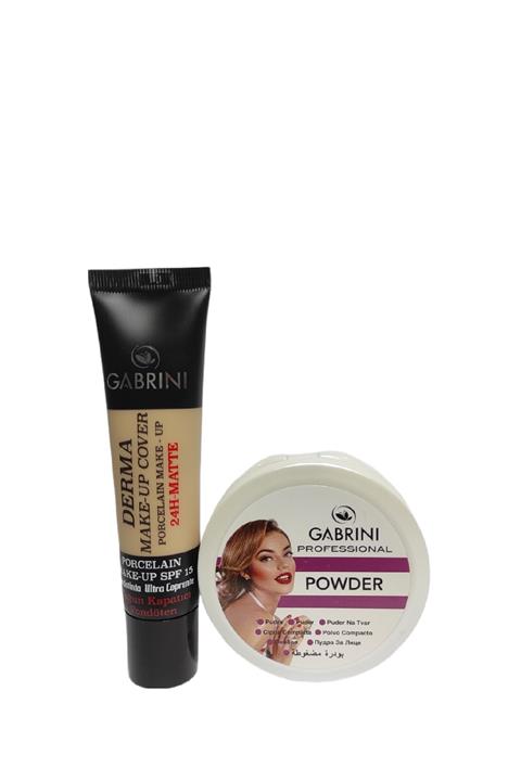 Gabrini Derma Fondöten & Professional Powder No:04