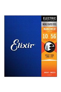 Elixir 12057 Nanoweb 7 Telli Elektro Gitar (10-56)