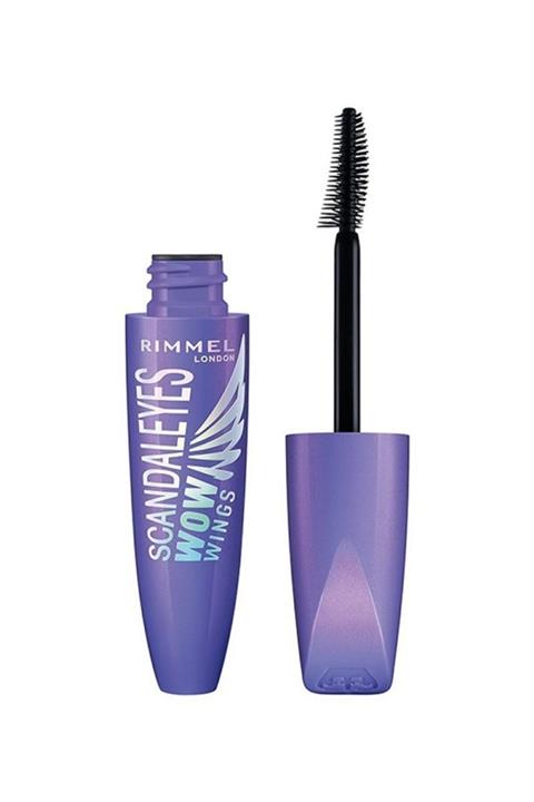 RIMMEL LONDON Lasting 001 -pudra & Scandaleyes Wow 001 Siyah Maskara & 5 Li Fırça Hediyeli