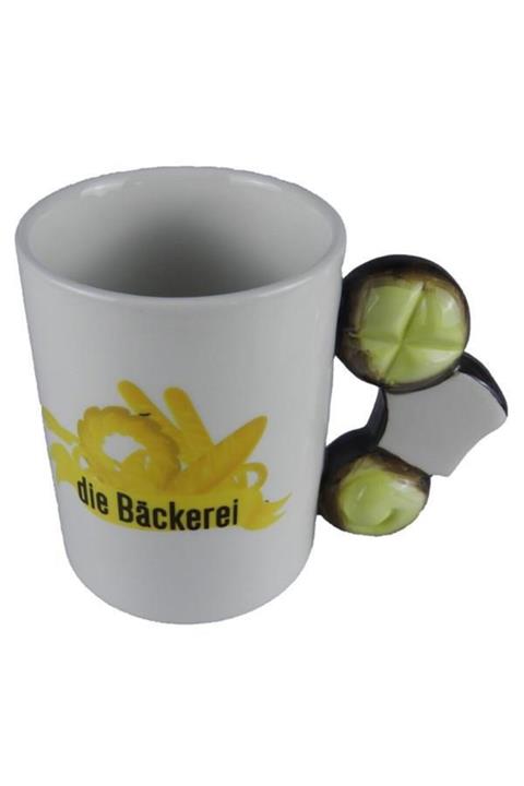 ASVASHOP Seramik Kupa Bardak Bakery Tasarımlı