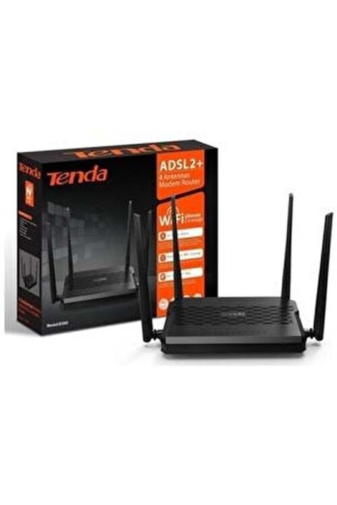 tenda D305 4 Port Wifi-n 300mbps Adsl2+ Modem+usb