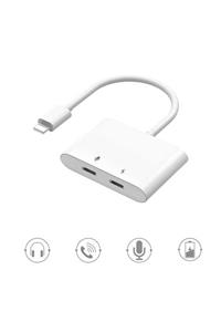 WIWU Dual Lightning Adaptör Lt01 Plus White