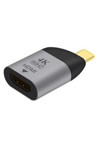 Kuvars Type C To Hdmi 4k 60hz Çevirici Dönüştürücü Adaptör Usb 3.1 Erkek To Hdmi Dişi