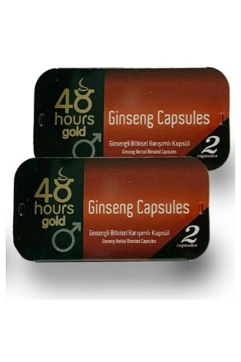 48 hours gold Ginsengli Bitkisel Karışımlı Kapsül