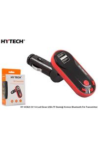 Hytech Hy-xcb25 5v 1a Led Ekran Usb+tf Desteği Kırmızı Bluetooth